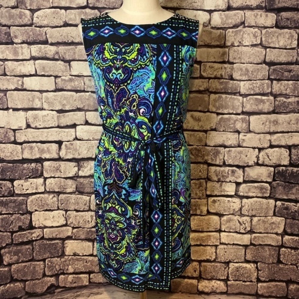 Premise Dress Faux Wrap Dress Size M